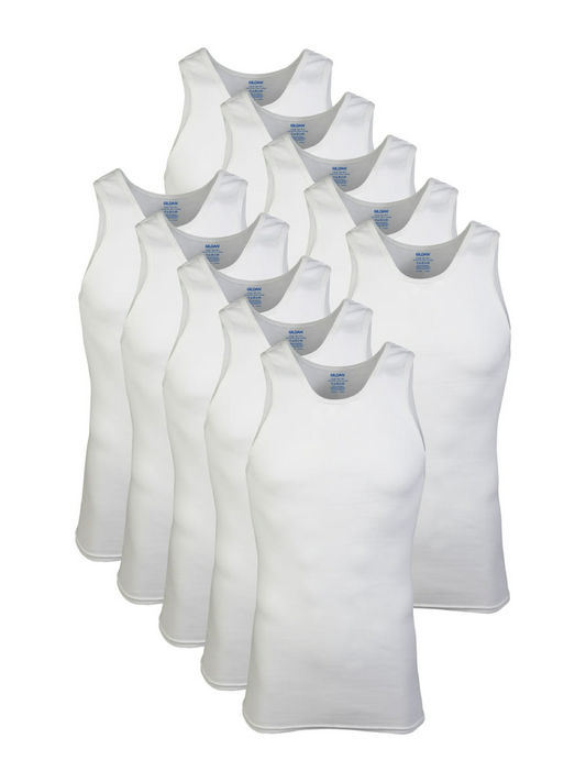 10 in a Pack Gildan Singlets