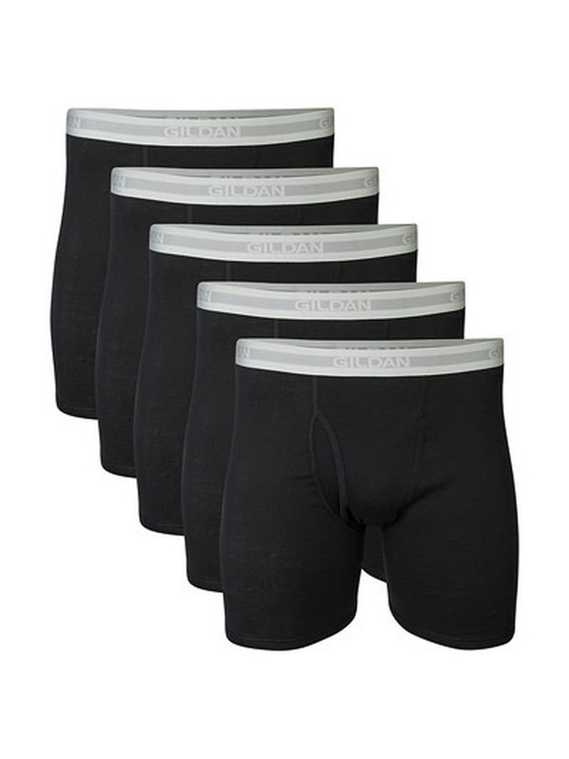 5 in a pack Gildan Men’s Regular Leg Boxer Briefs