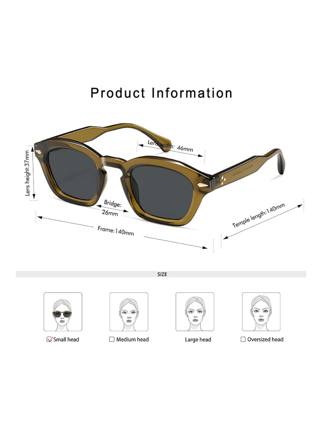 Retro Square Sunglasses – 2-Pack (Unisex)
