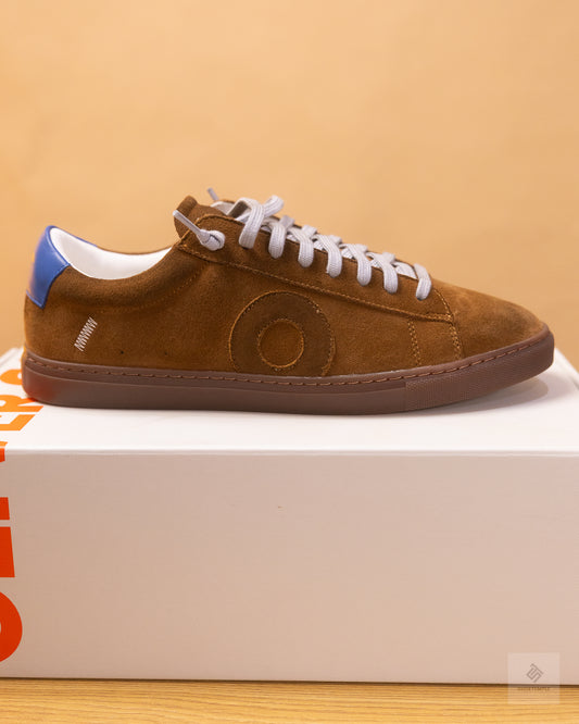 Oliver Cabell Low 1 Military sneakers in brown suede.