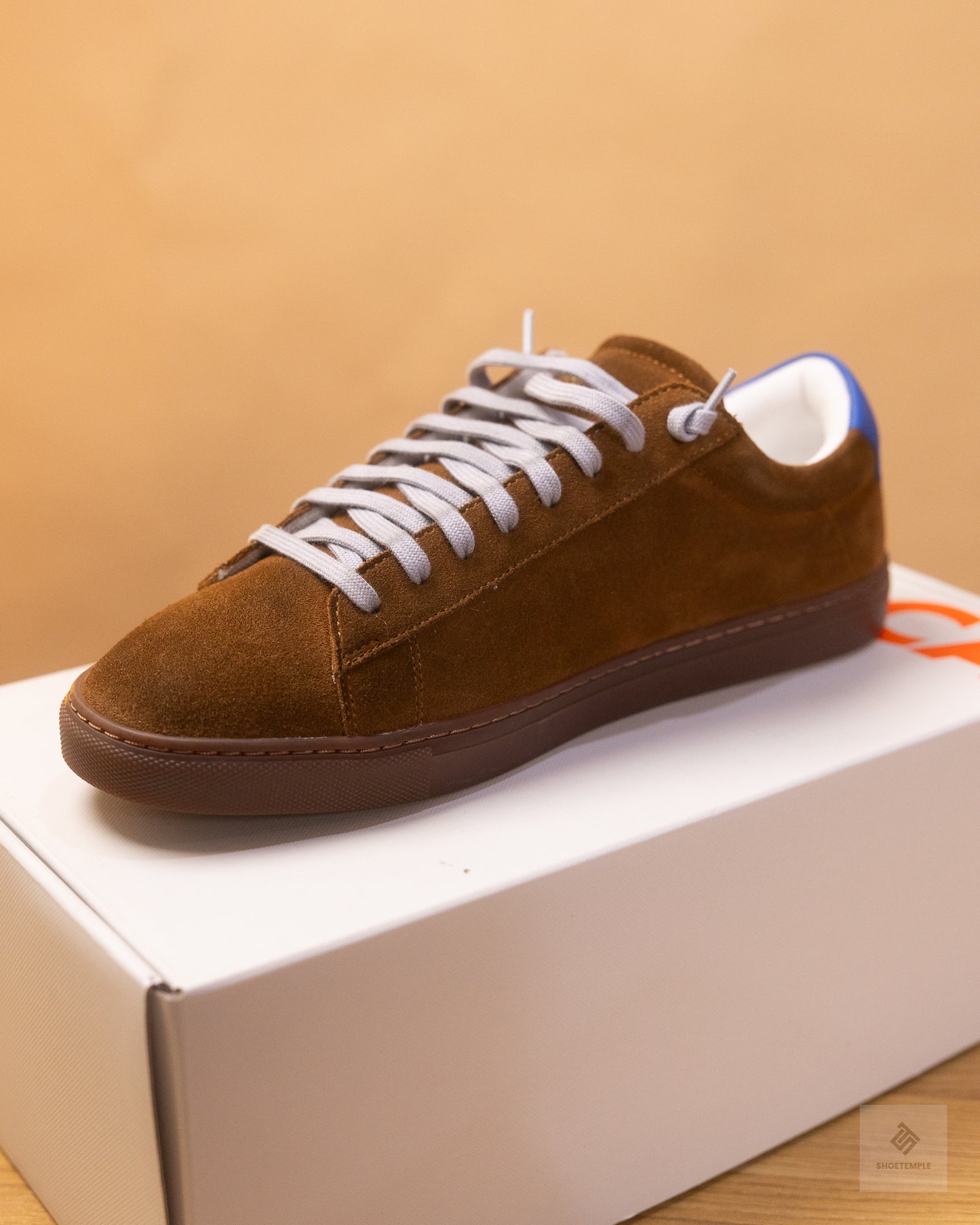 Oliver Cabell Low 1 Military sneakers in brown suede.