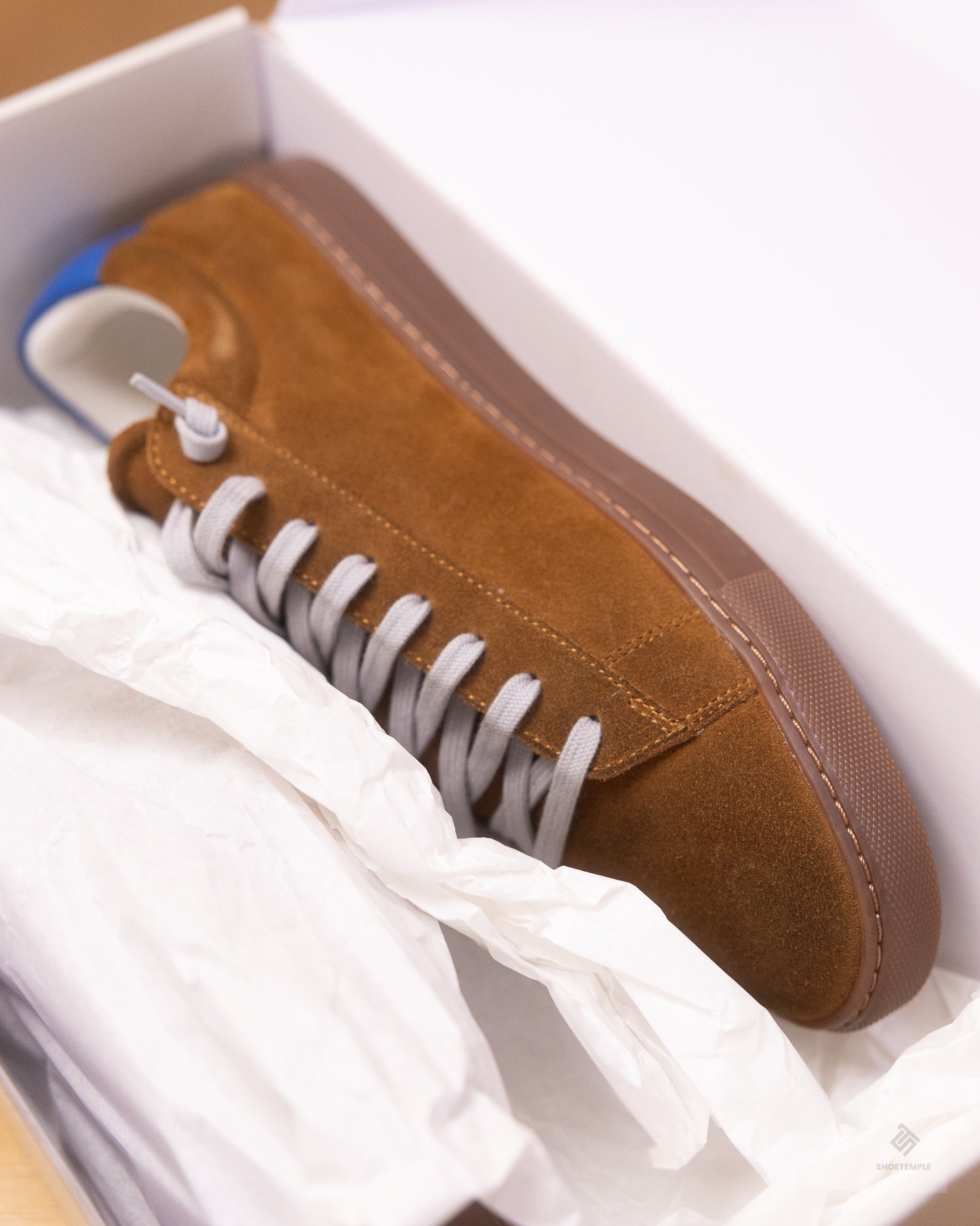 Oliver Cabell Low 1 Military sneakers in brown suede.