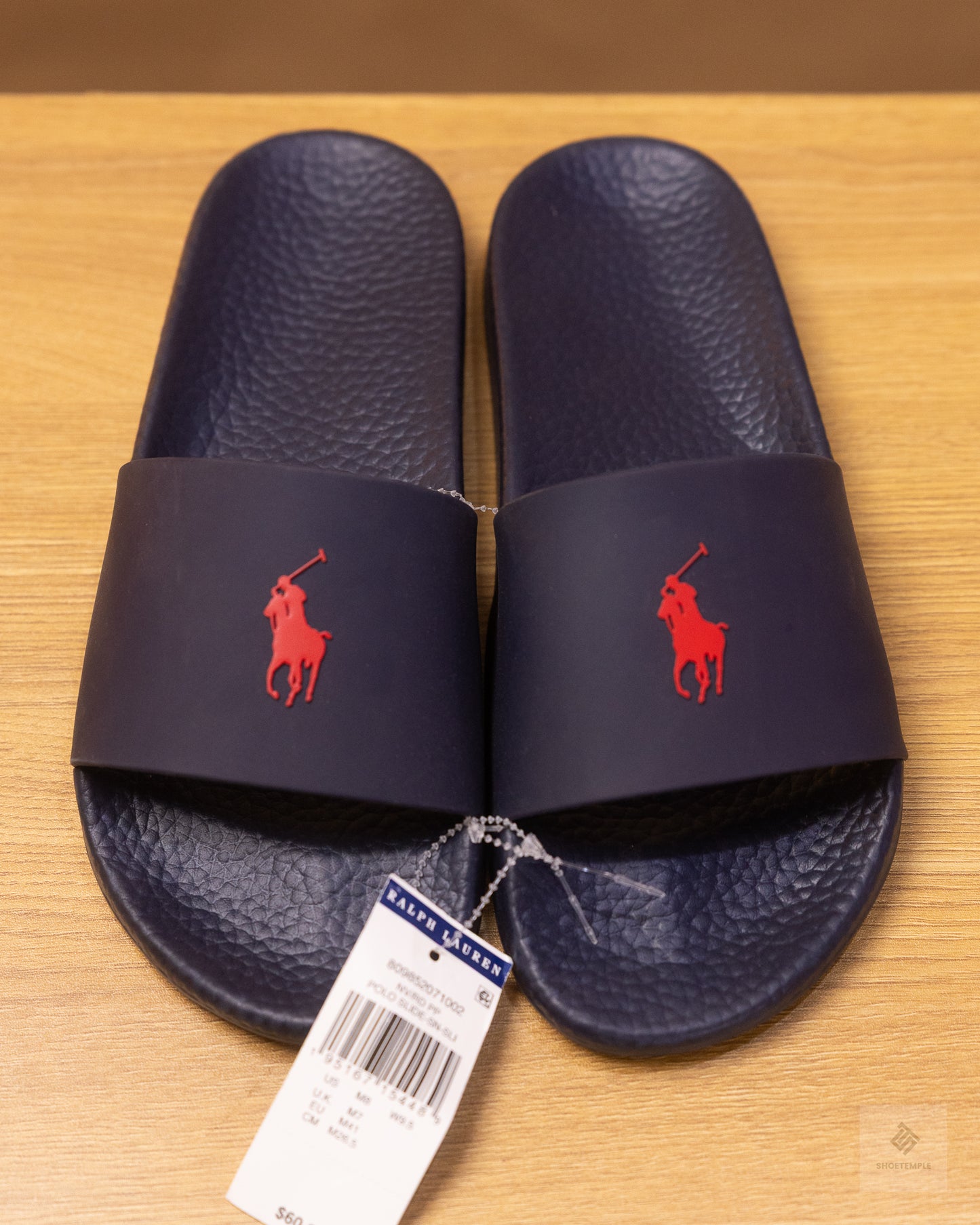 Polo Ralph Lauren Navy Polo Pony Slides Navy