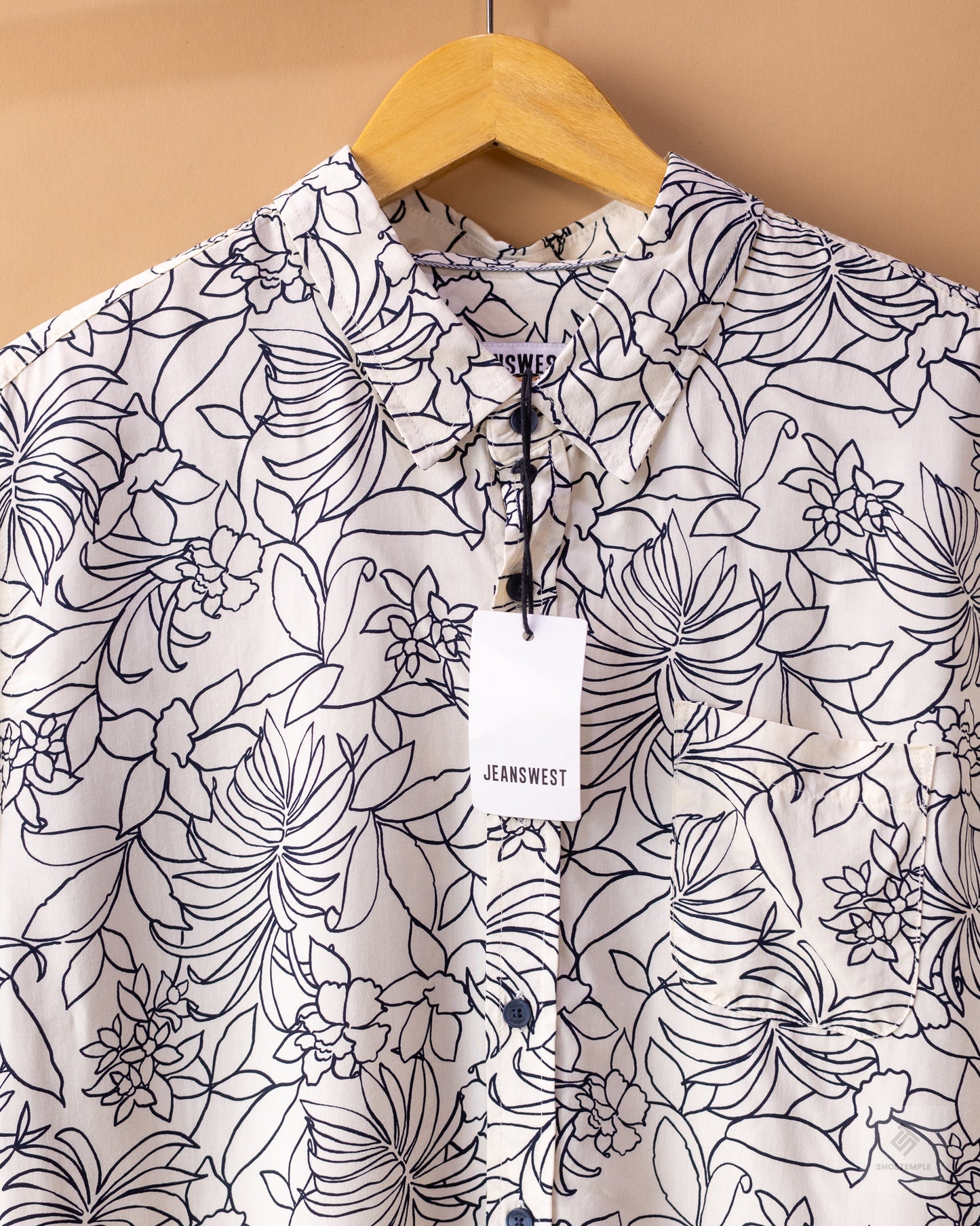 Jeanswest Short Sleeve Shirt With Pattern