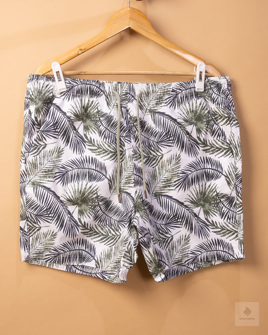 Mantaray Palm Shirt Print Shorts