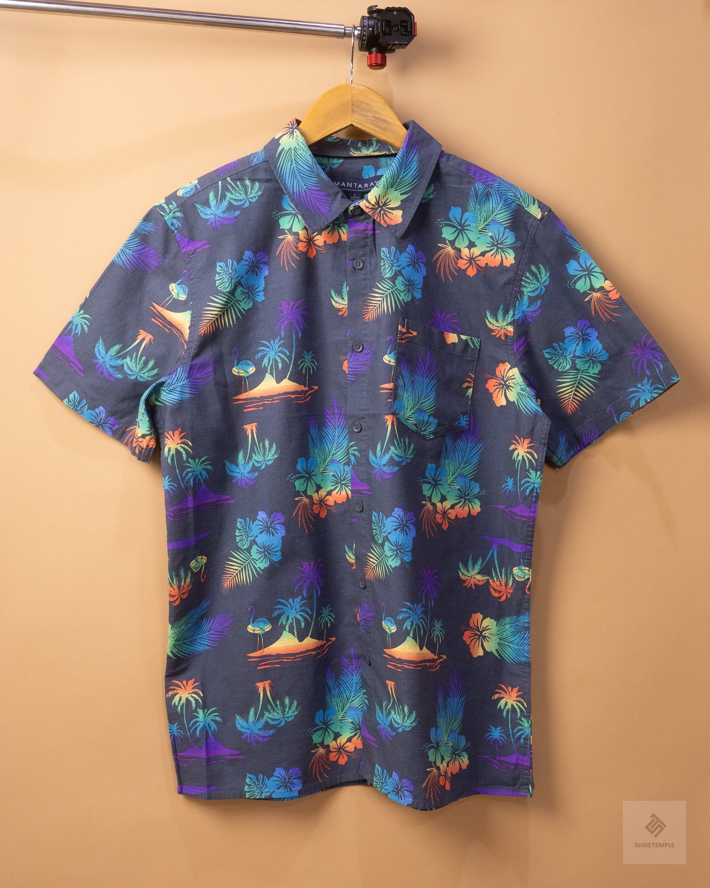 Mantaray Men's Tech Party Shirt in the Stoke Wizard colorway