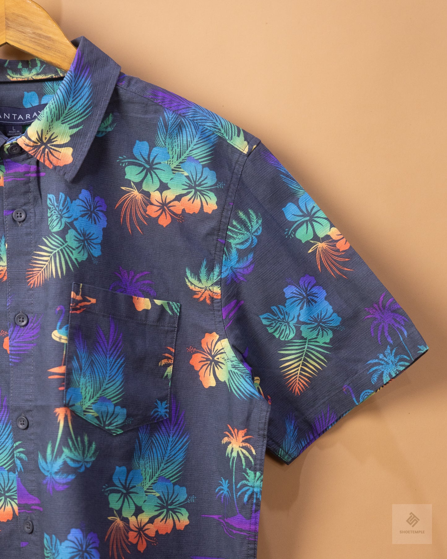 Mantaray Men's Tech Party Shirt in the Stoke Wizard colorway
