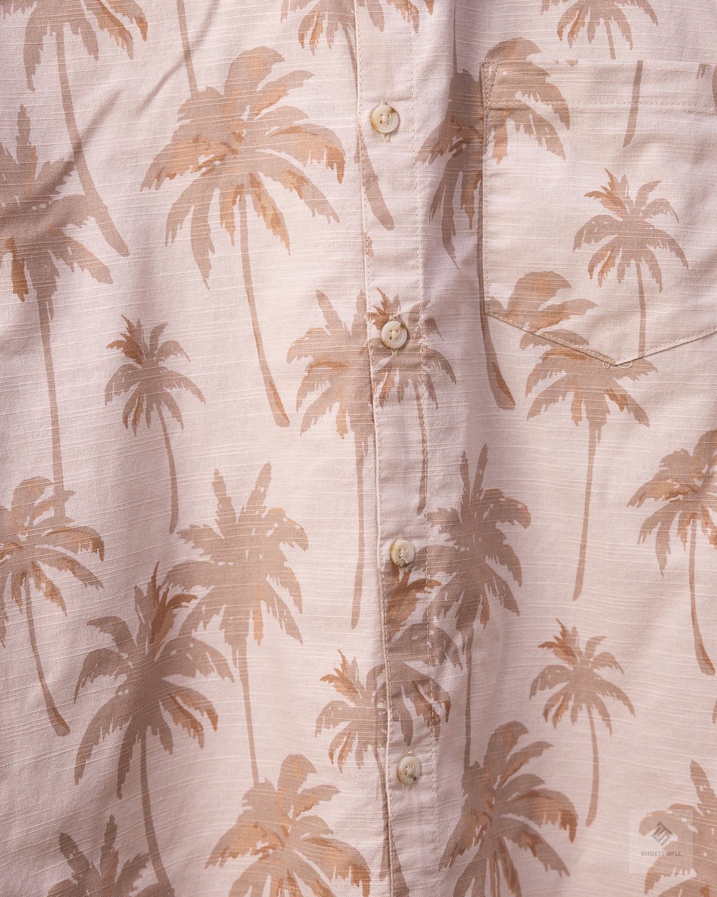 Mantaray Palm Print Short Sleeve Shirt
