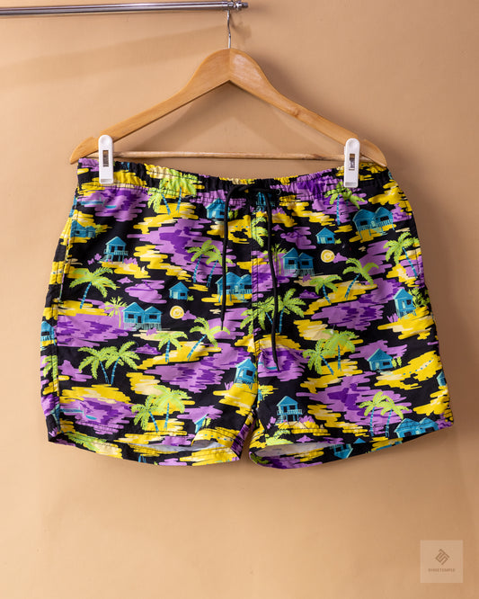Pattern Swim Shorts