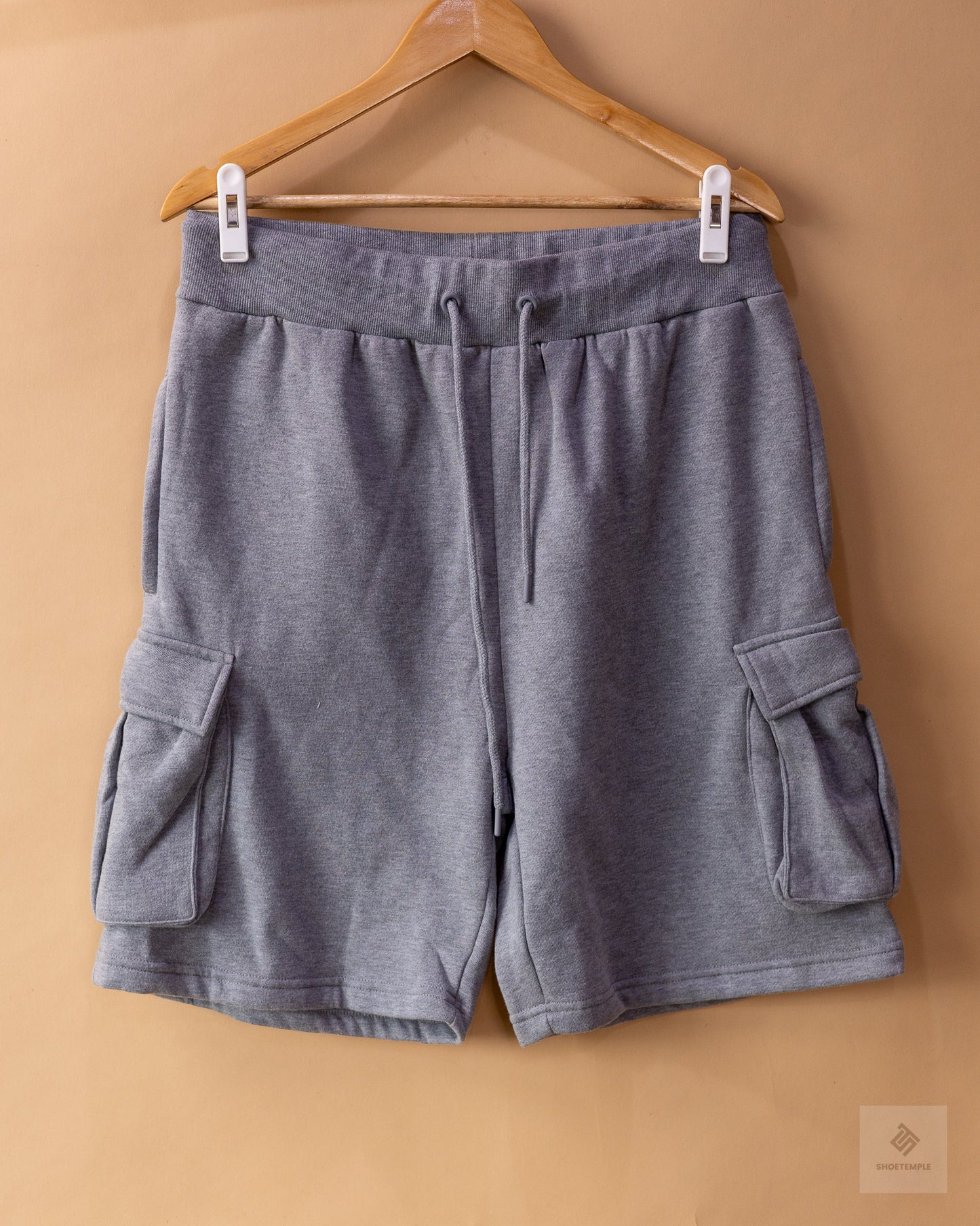 Factorie Cargo Jogger Shorts - Grey