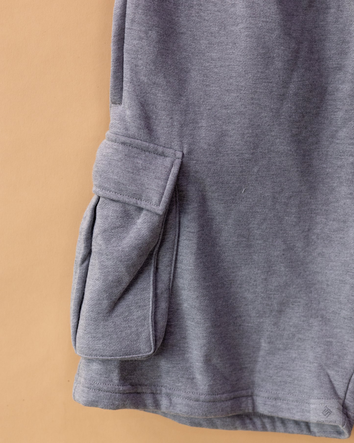 Factorie Cargo Jogger Shorts - Grey