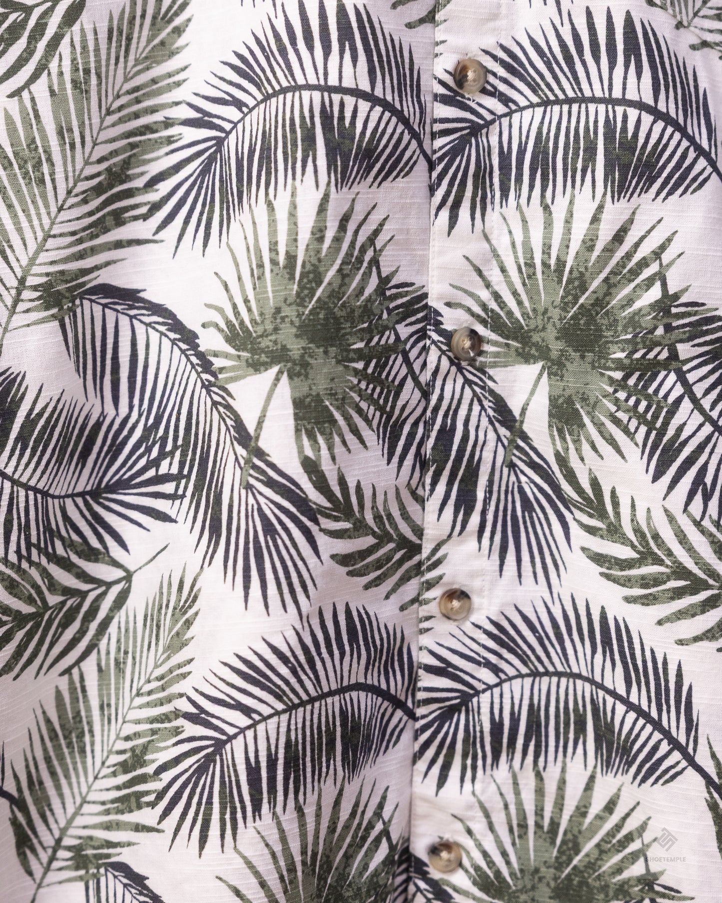 Mantaray Short Sleeve Palm Shirt Print