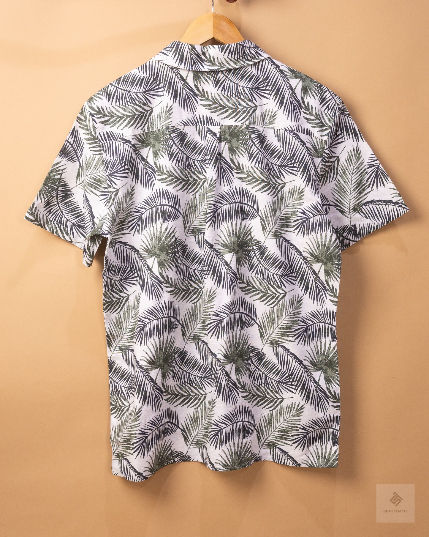 Mantaray Short Sleeve Palm Shirt Print