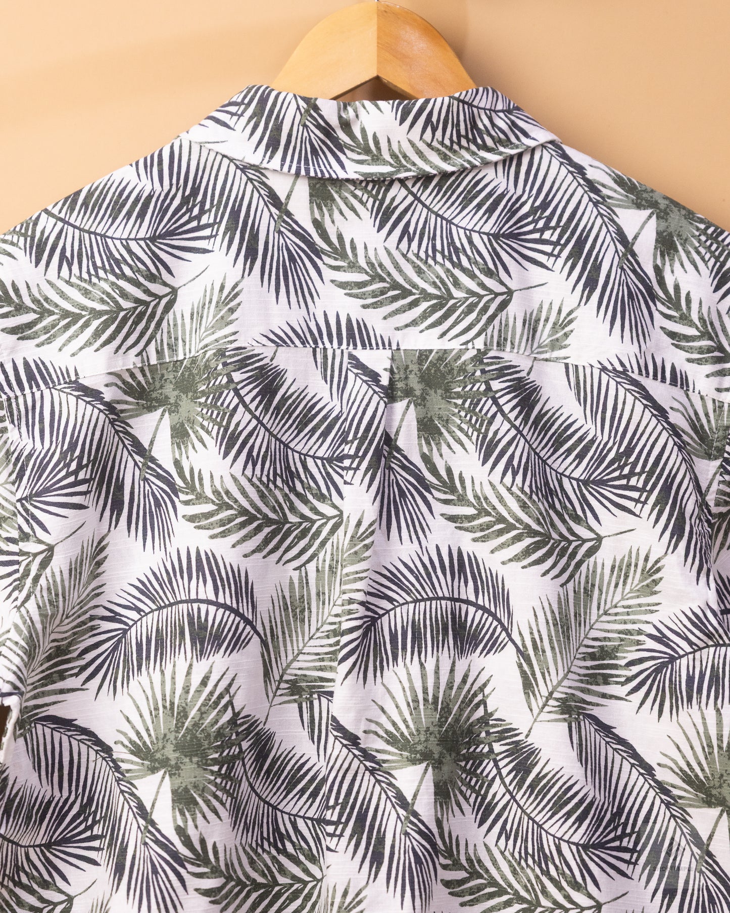 Mantaray Short Sleeve Palm Shirt Print