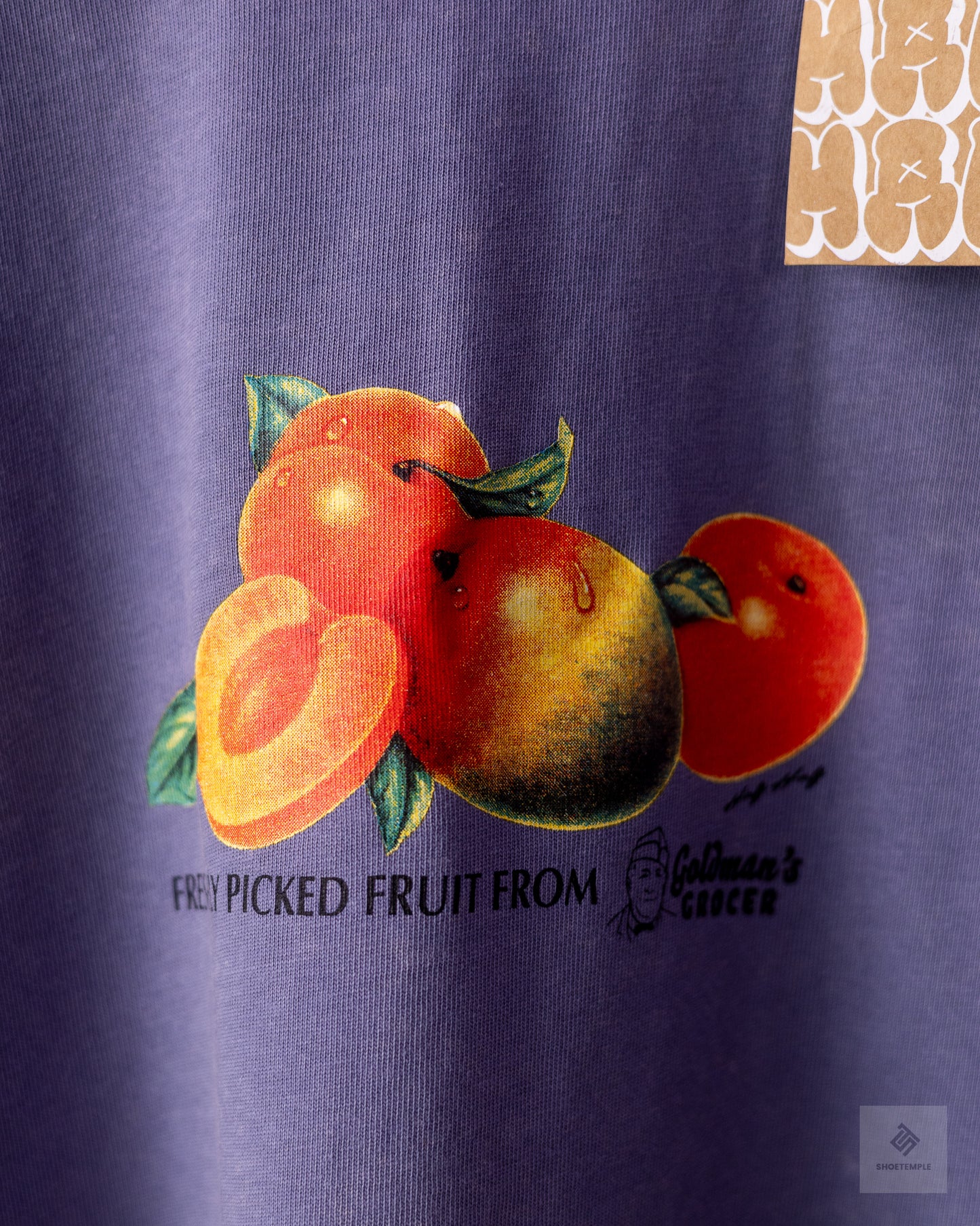 Half and Half Oversized Graphic T-Shirt