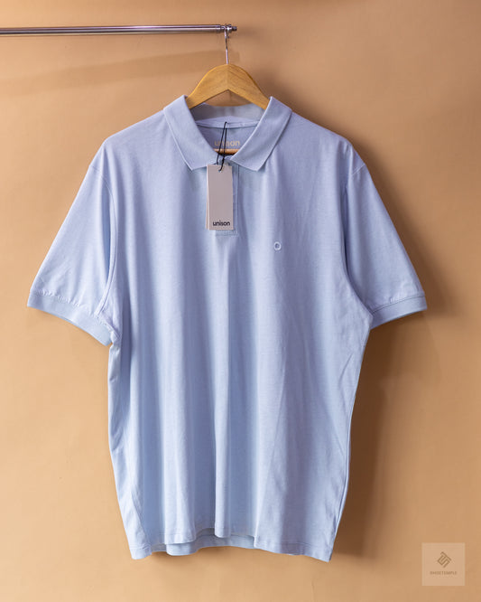 Unison Pique Polo Shirt - BLue