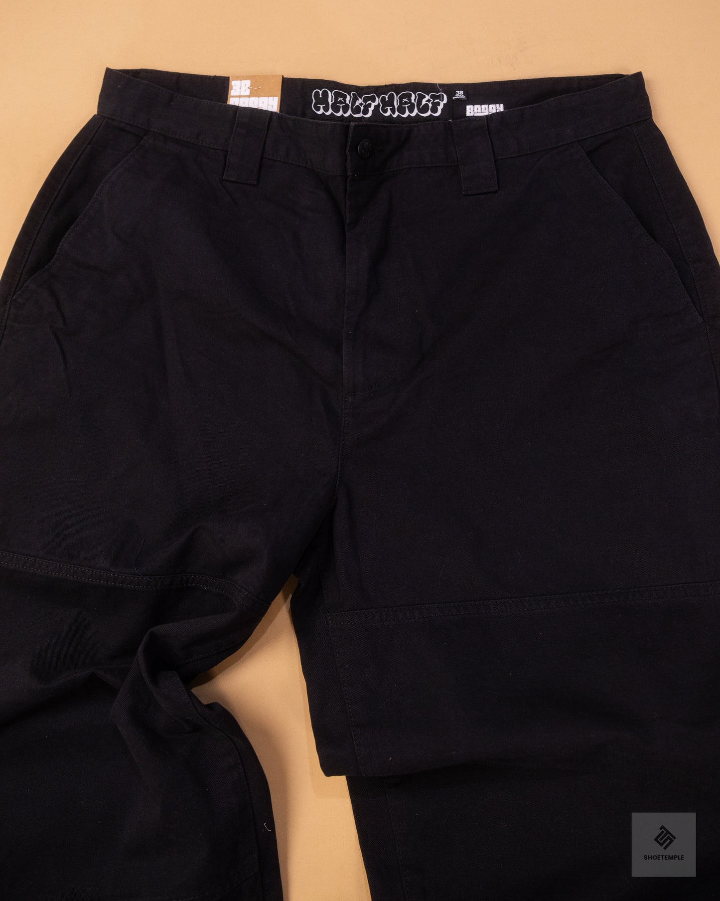 Half Half Work Pant Black