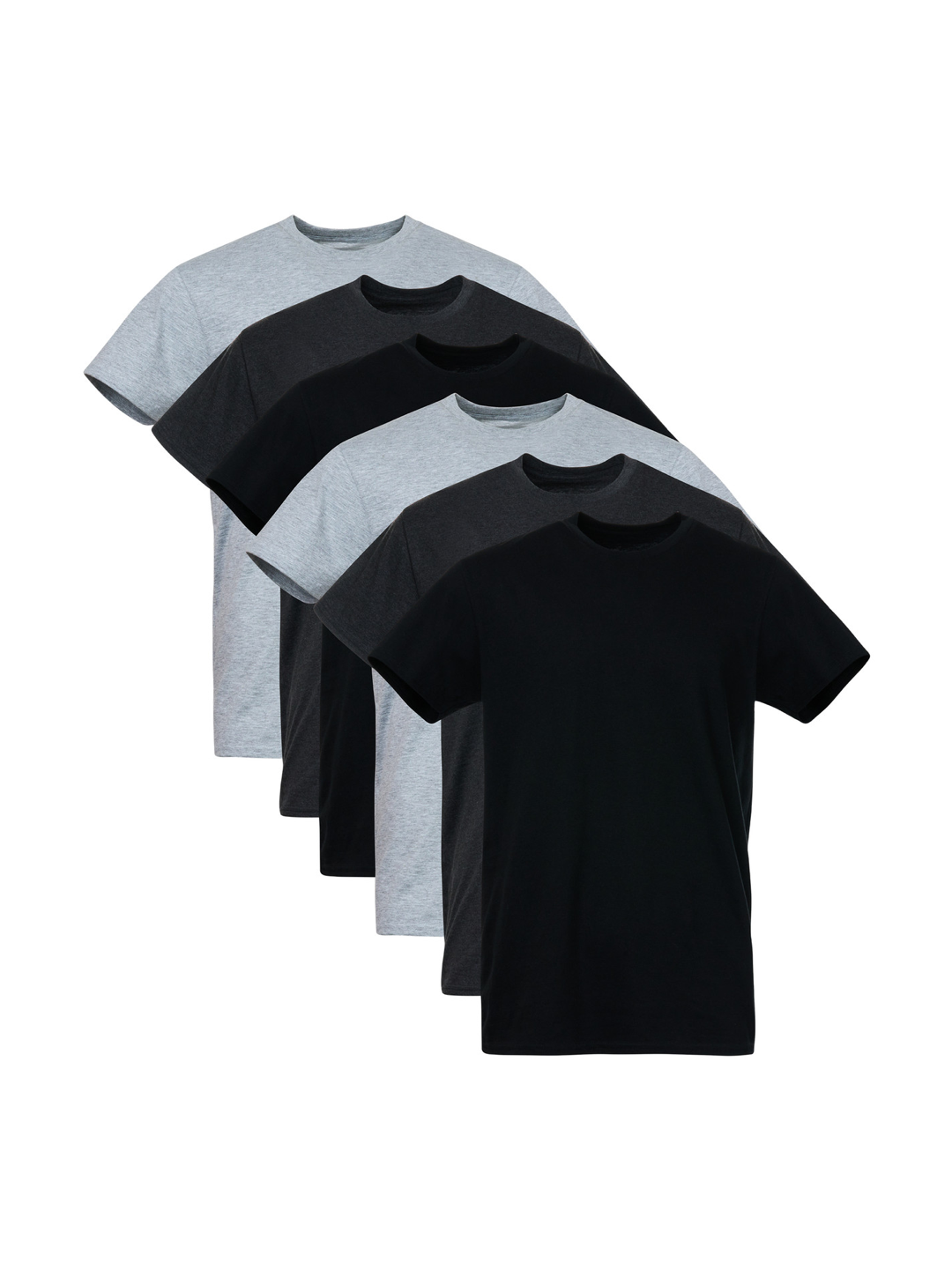 Gildan SoftStyle Men's Crew Neck T-Shirts 6 Pack
