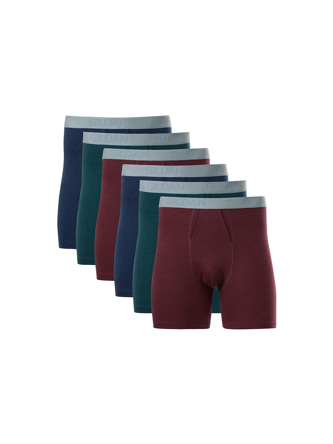 6- Pack Gildan SoftStyle Adult Men's Boxer Briefs