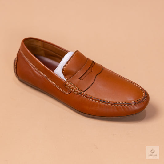 Johnston&Murphy Driving Loafer Brown