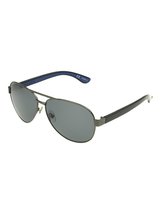Dockers Men's Bo Polarized Aviator Sunglasses, 54mm – Gunmetal