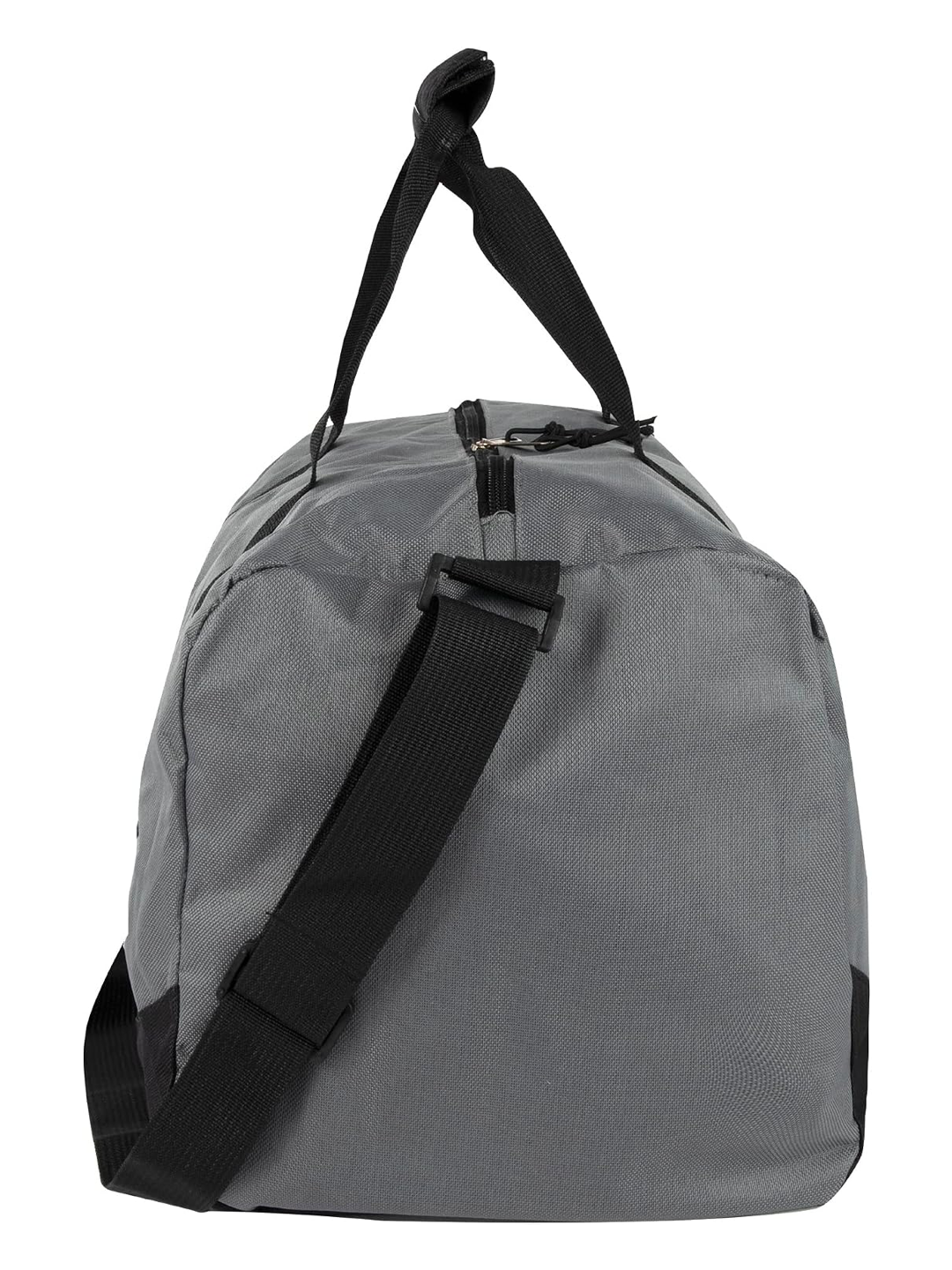 40 Liter, 17 Inch Canvas Duffle Bag for Men and Women – Travel Weekender Overnight Carry-On Shoulder Duffel Tote Bag - Grey