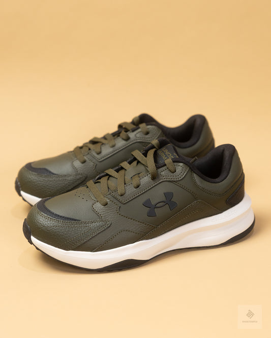 Under Armour Edge Leather men's training shoes Green