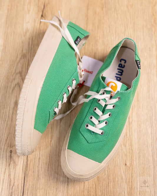 Camper Sneaker Green Canvas