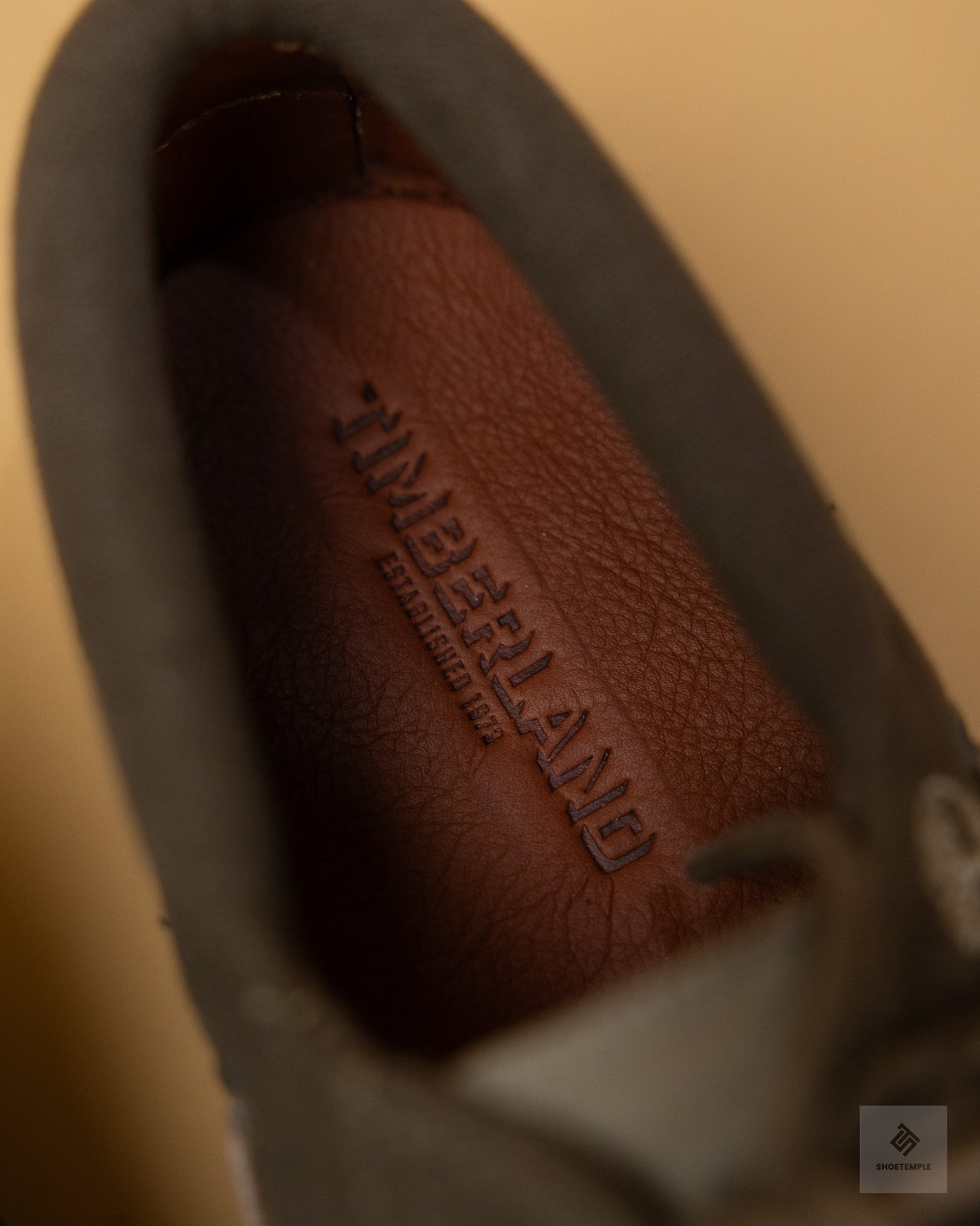 Timberland Authentic 3 Eye Lug Boat Shoes - Olive Nubuck