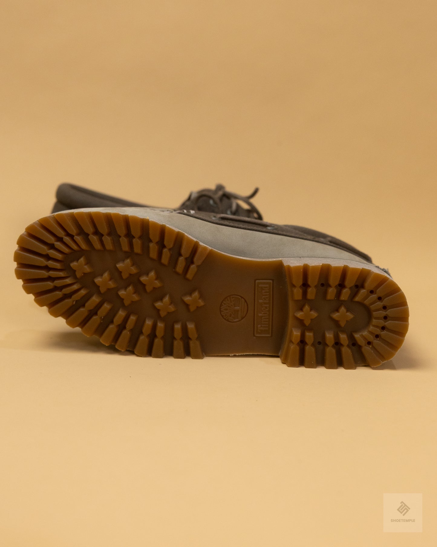 Timberland Authentic 3 Eye Lug Boat Shoes - Olive Nubuck
