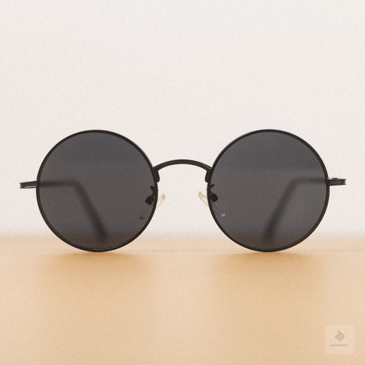 Hugo S. Round Frame Sunglasses