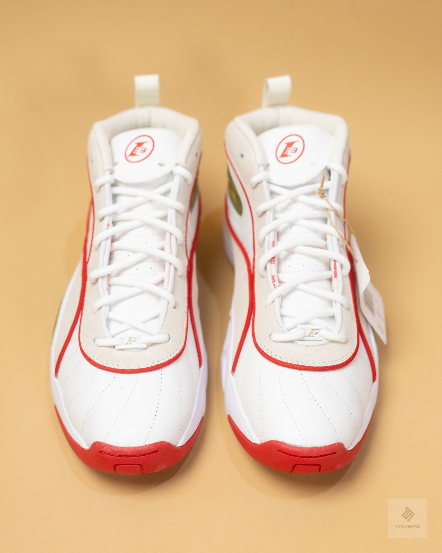 Reebok Answer III - Chalk/Vector Red/Gold