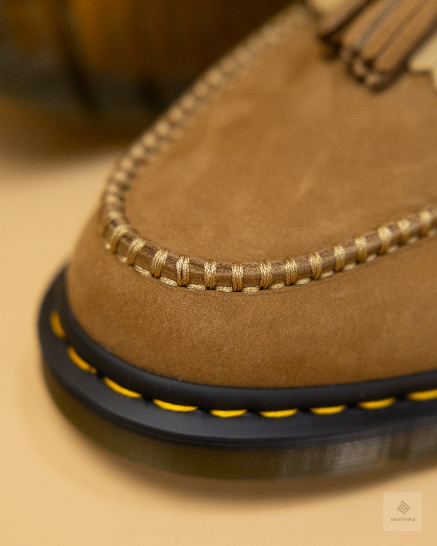 Dr. Martens Adrian Tassel Loafers - Khaki Nubuck