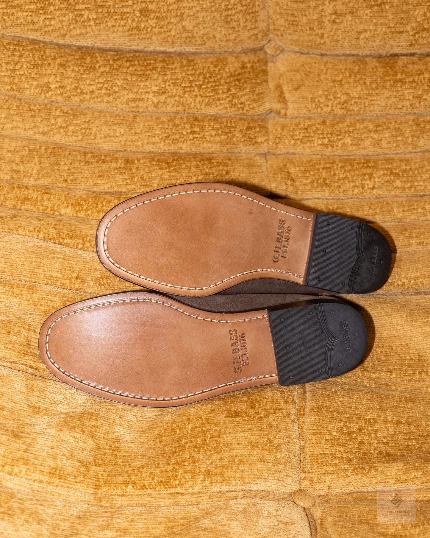 G.H. Bass Suede Penny Loafer in Brown