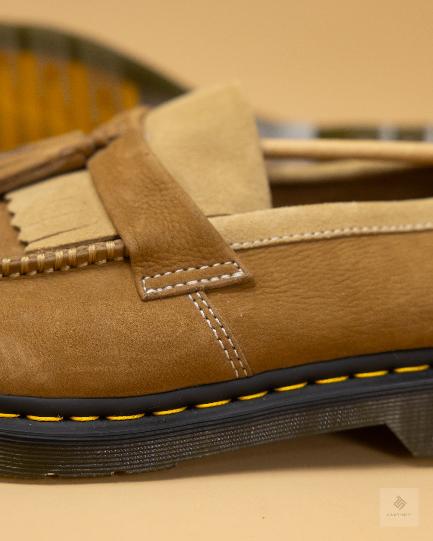Dr. Martens Adrian Tassel Loafers - Khaki Nubuck