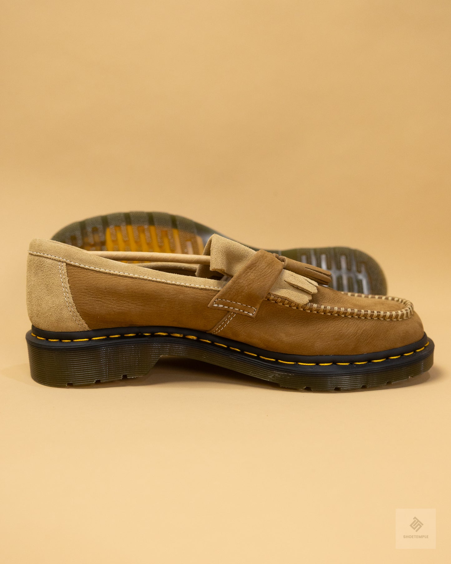 Dr. Martens Adrian Tassel Loafers - Khaki Nubuck