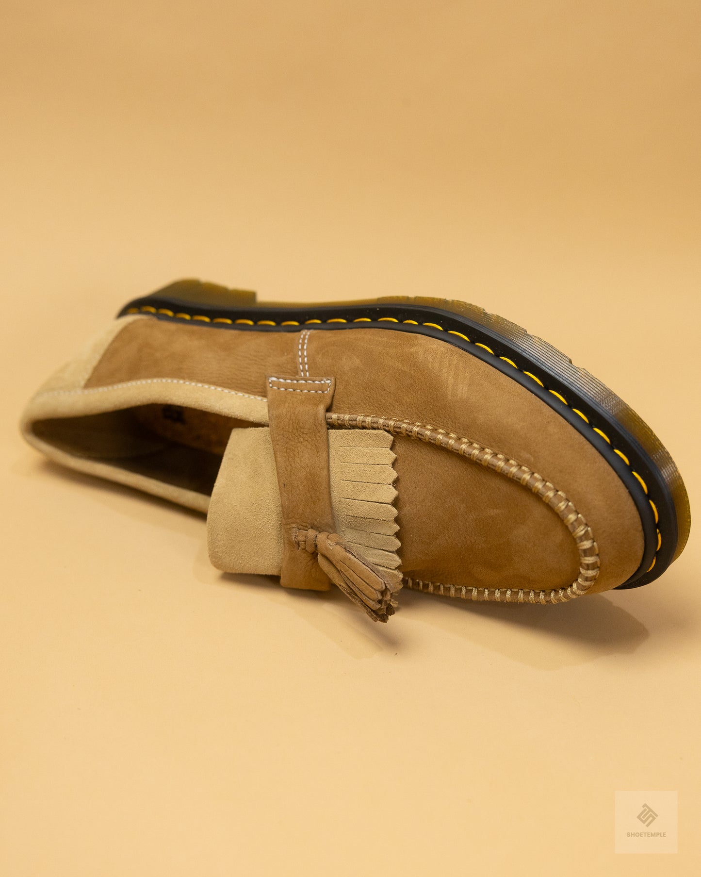 Dr. Martens Adrian Tassel Loafers - Khaki Nubuck