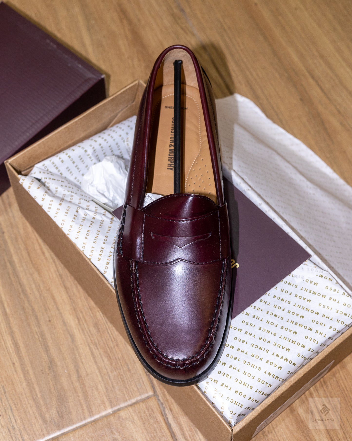 Johnston & Murphy Penny Loafer - Burgundy