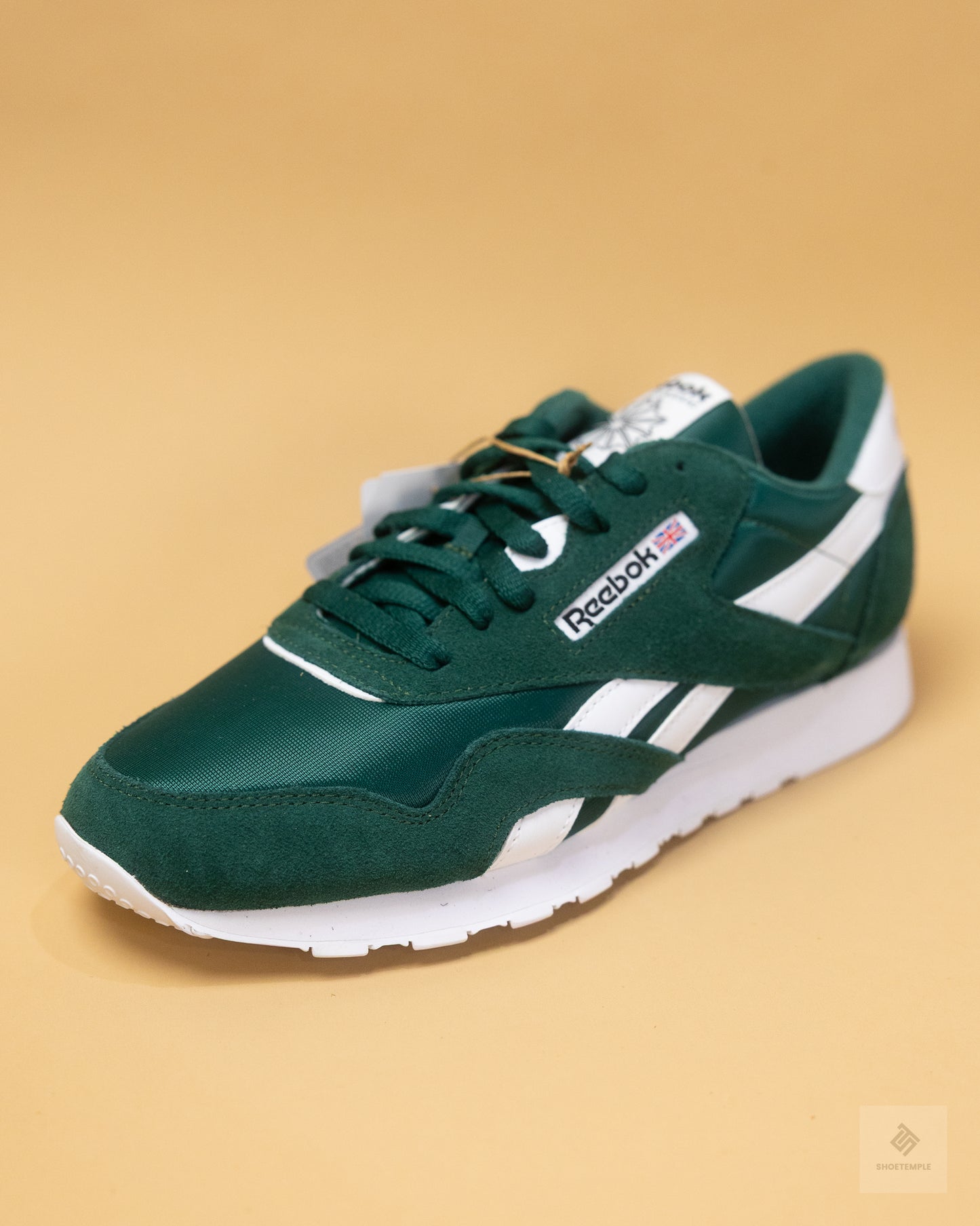 Reebok Classic Nylon Sneakers - Forest Green/White