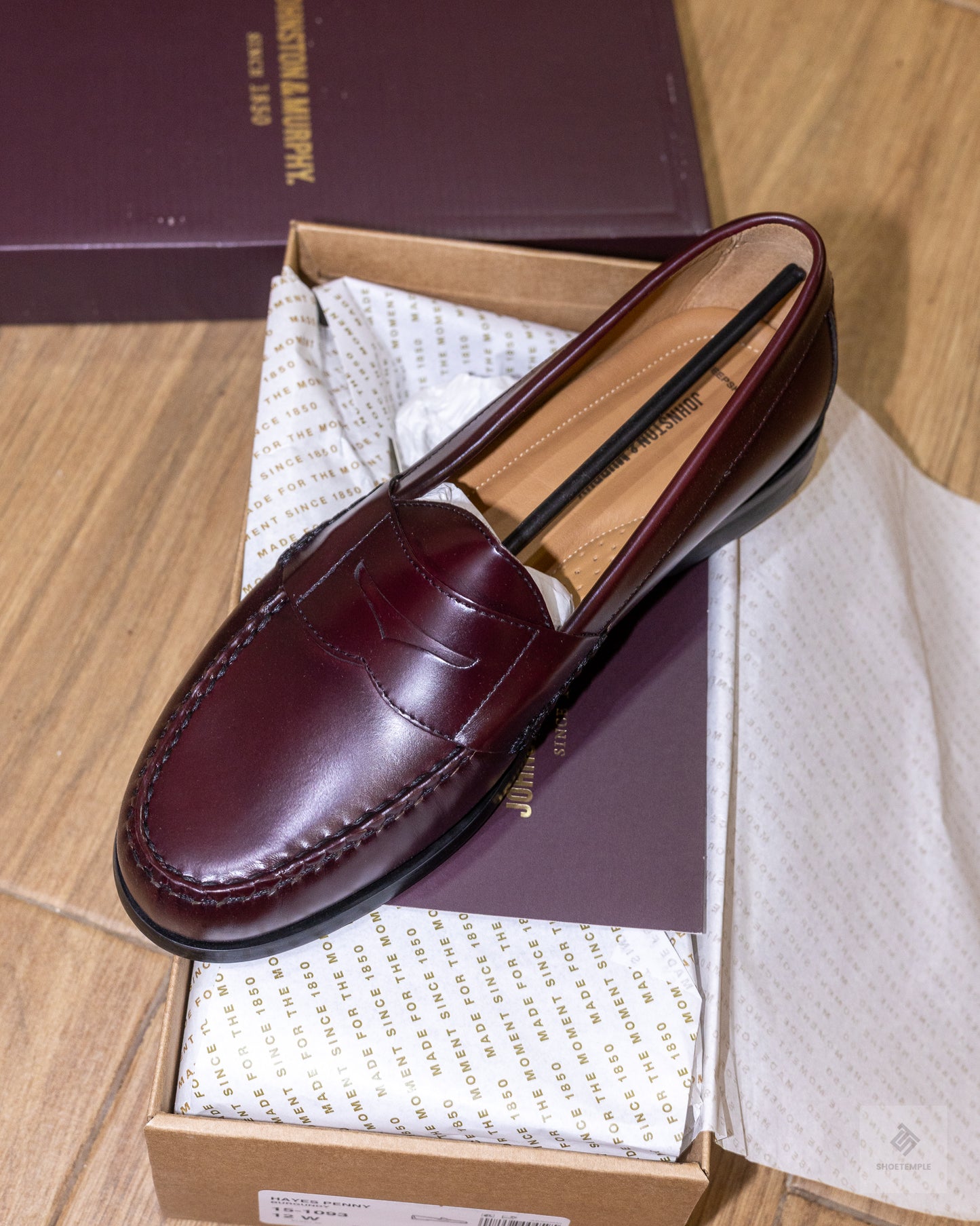 Johnston & Murphy Penny Loafer - Burgundy