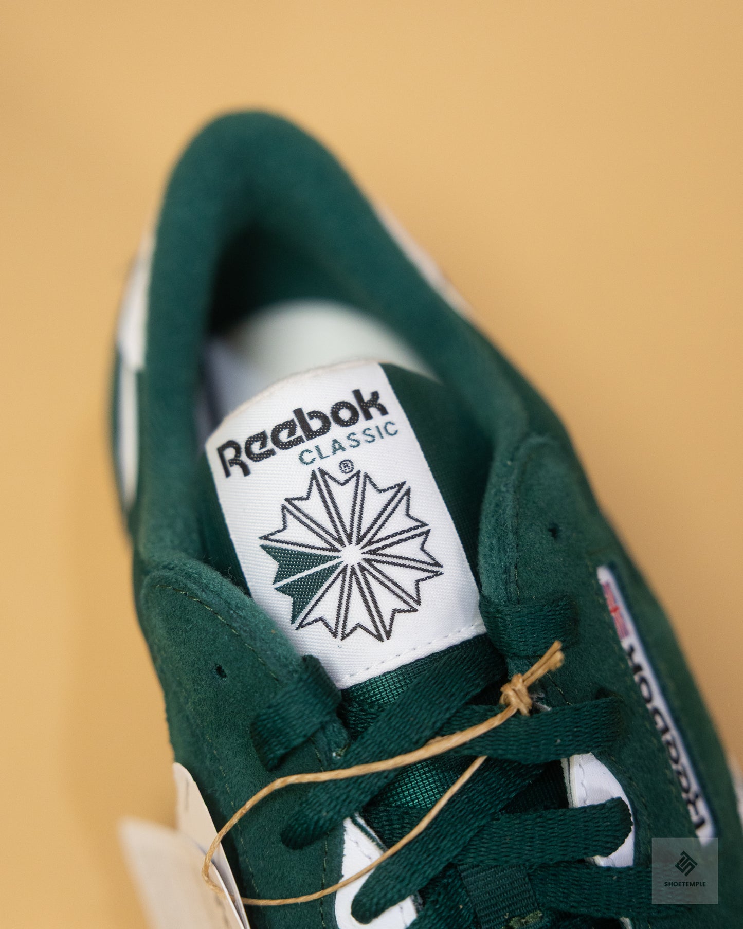 Reebok Classic Nylon Sneakers - Forest Green/White