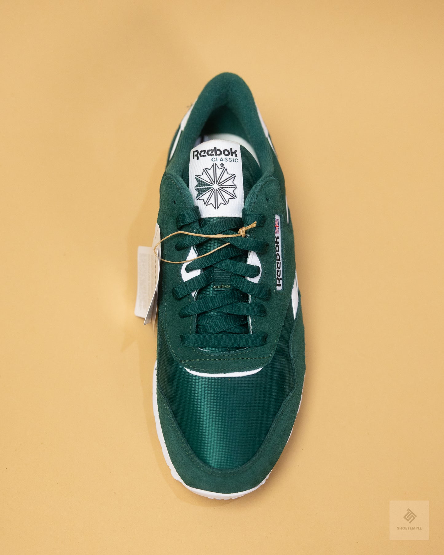 Reebok Classic Nylon Sneakers - Forest Green/White