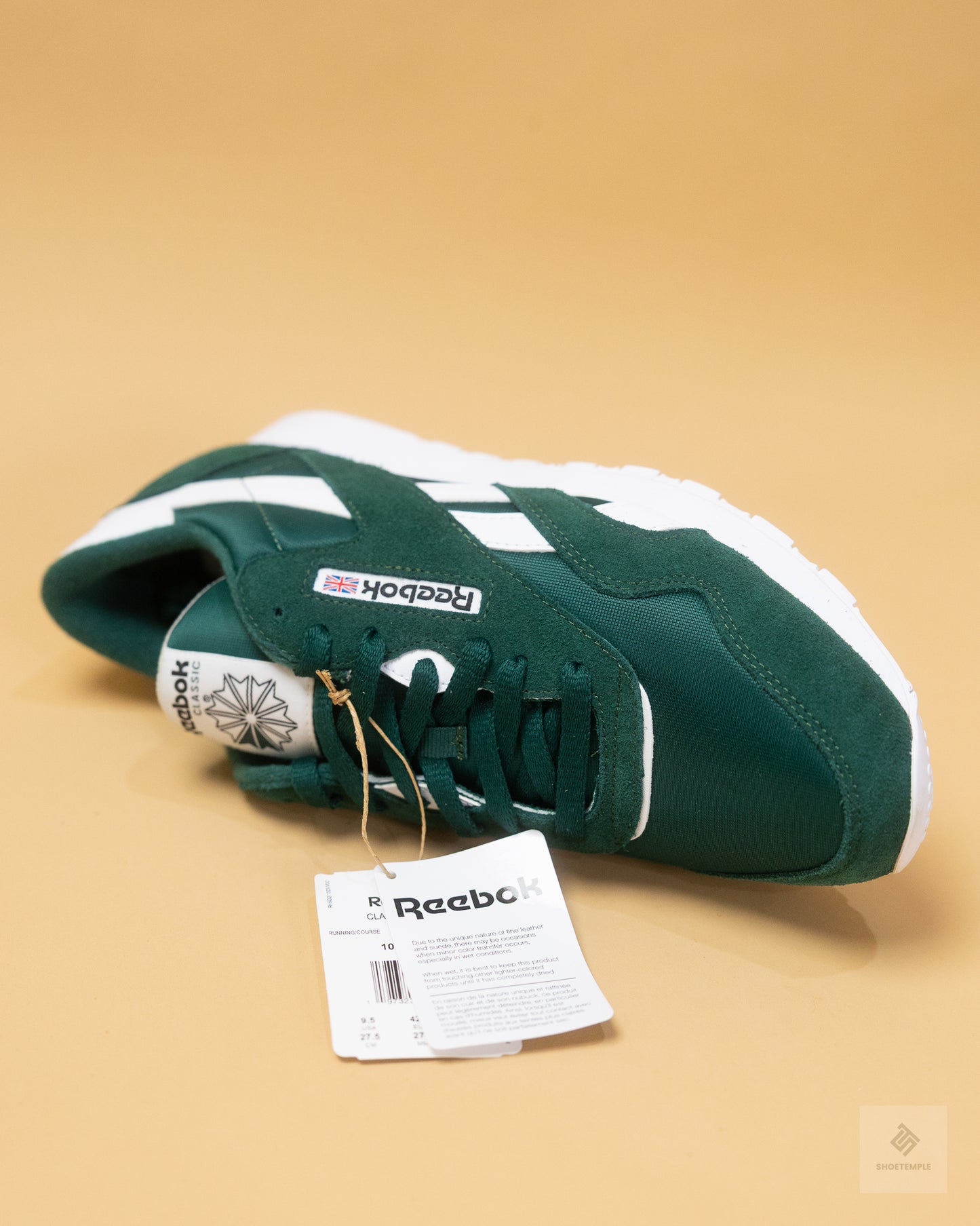 Reebok Classic Nylon Sneakers - Forest Green/White