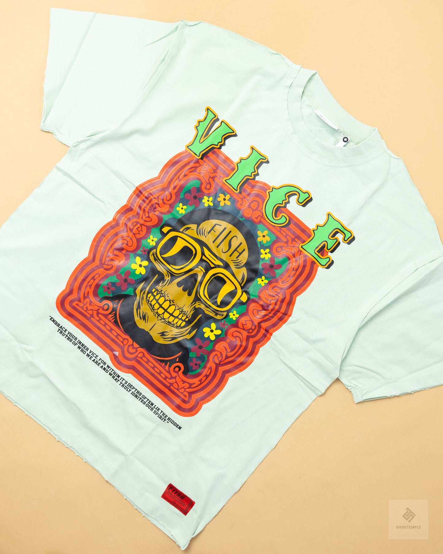 FIISH Vice Heavy Weight Graphic T-Shirt – Mint