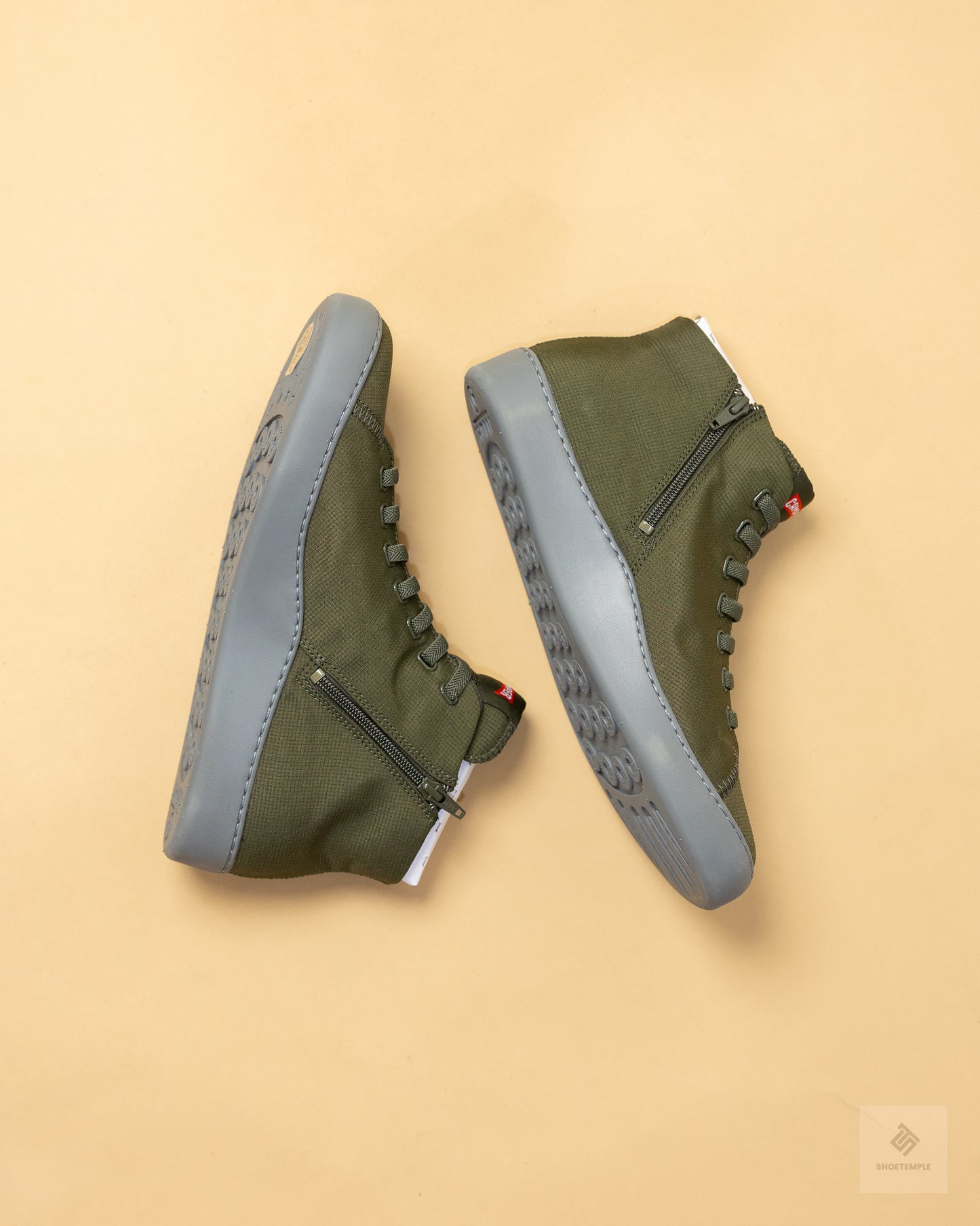 Camper Peu Touring High-Top Sneaker – Olive Green