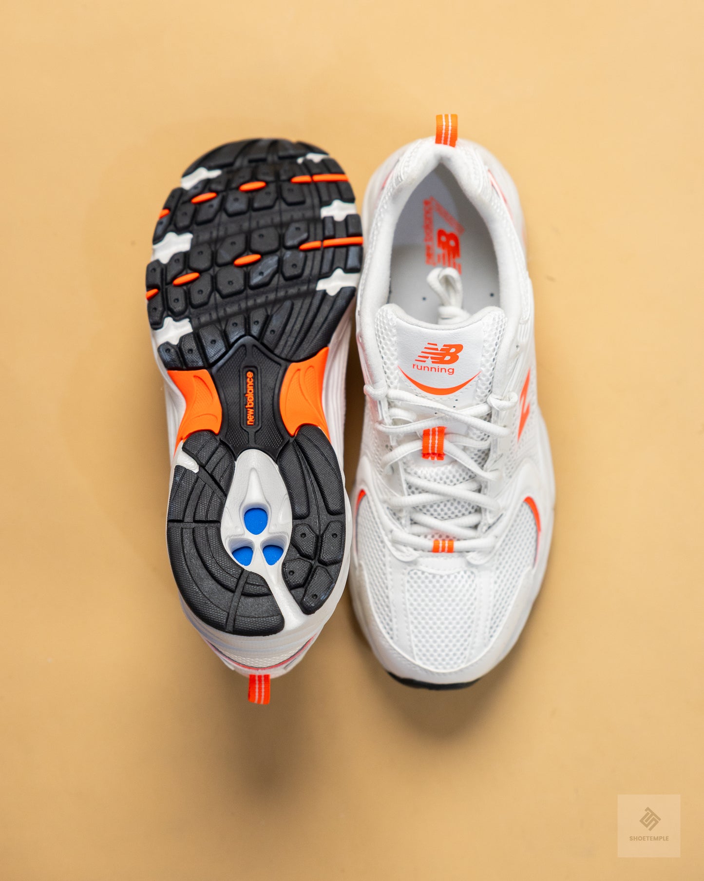 New Balance 530 Sneakers – White/Orange