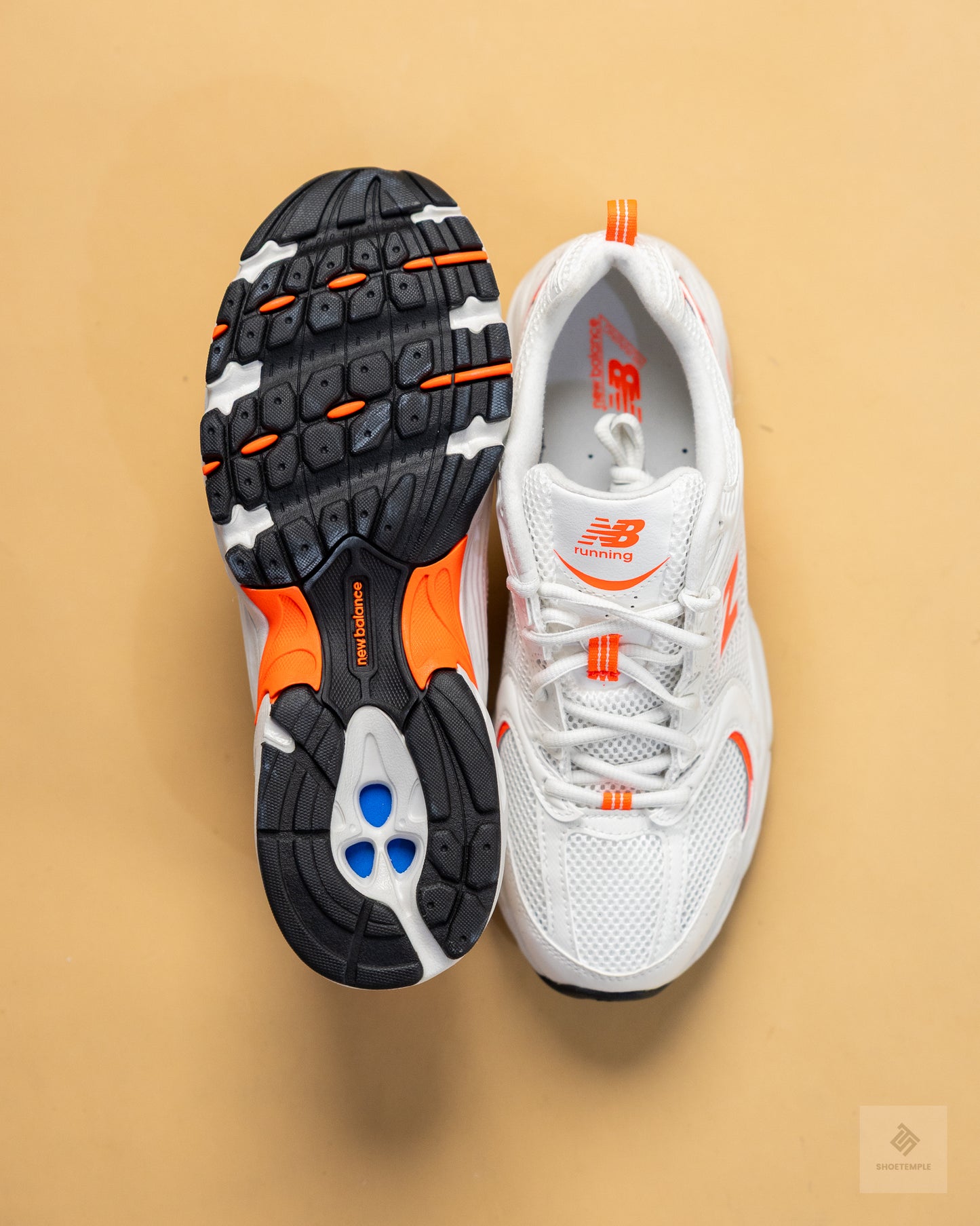 New Balance 530 Sneakers – White/Orange
