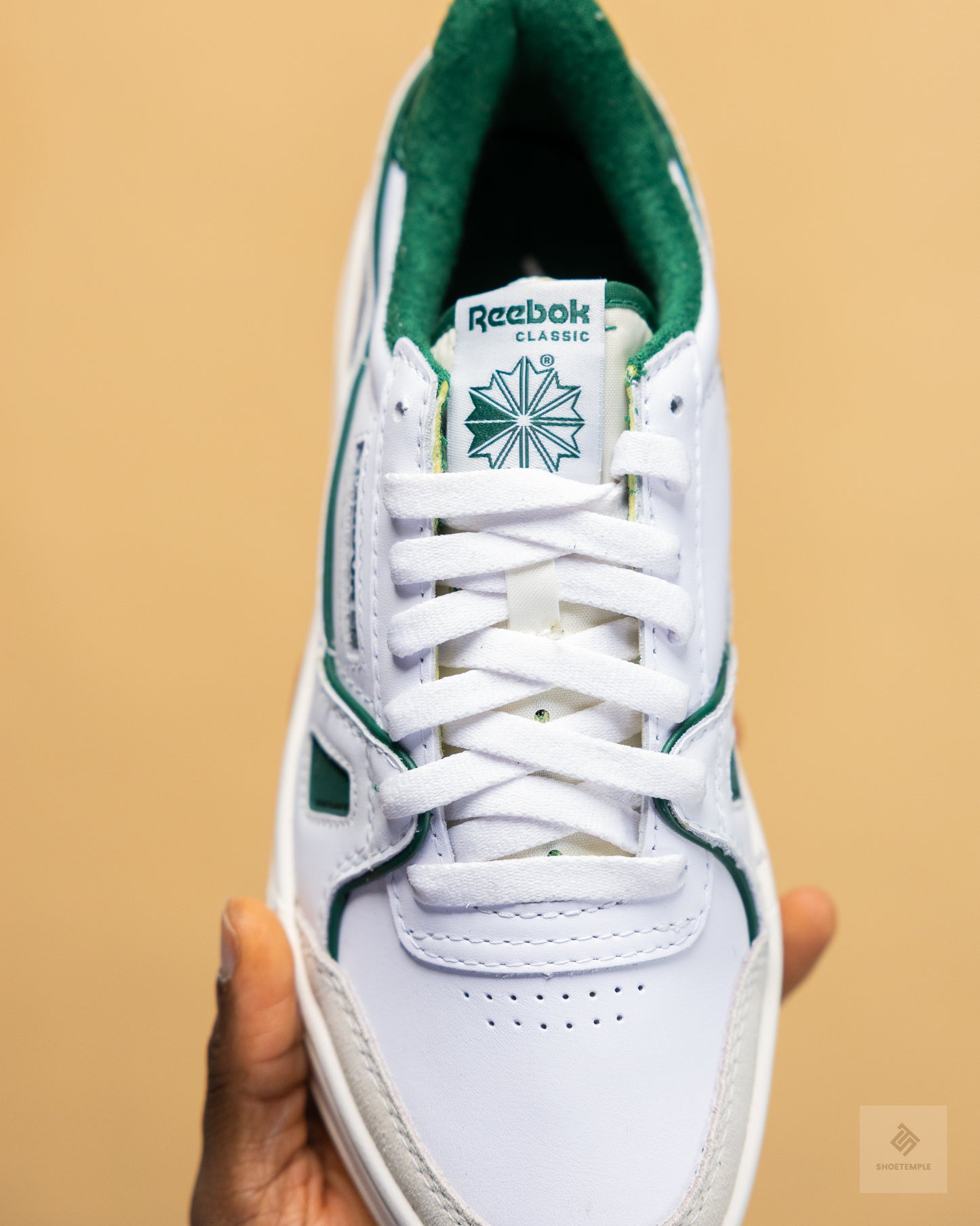 Reebok Men's LT Court Shoes – White/Green