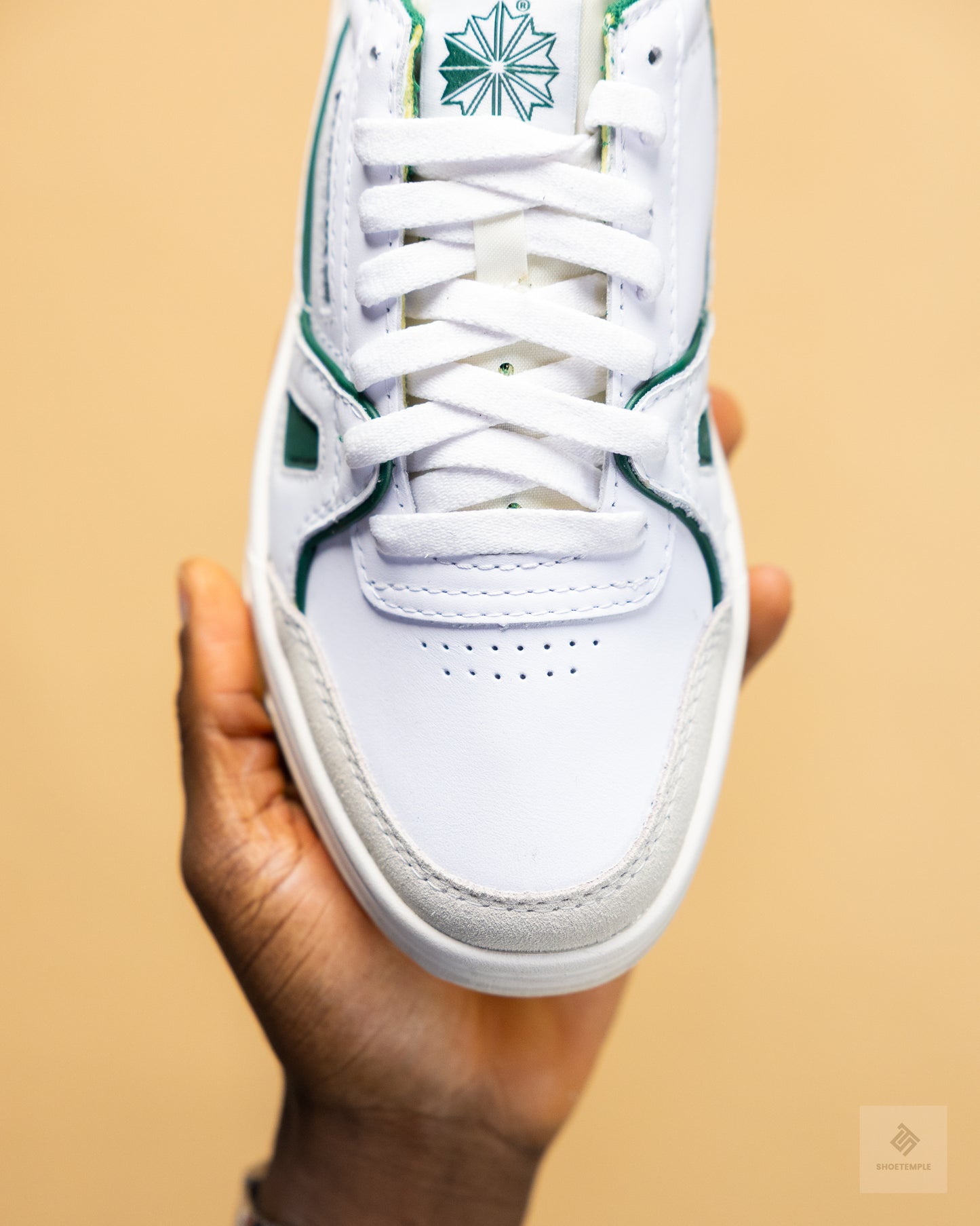 Reebok Men's LT Court Shoes – White/Green
