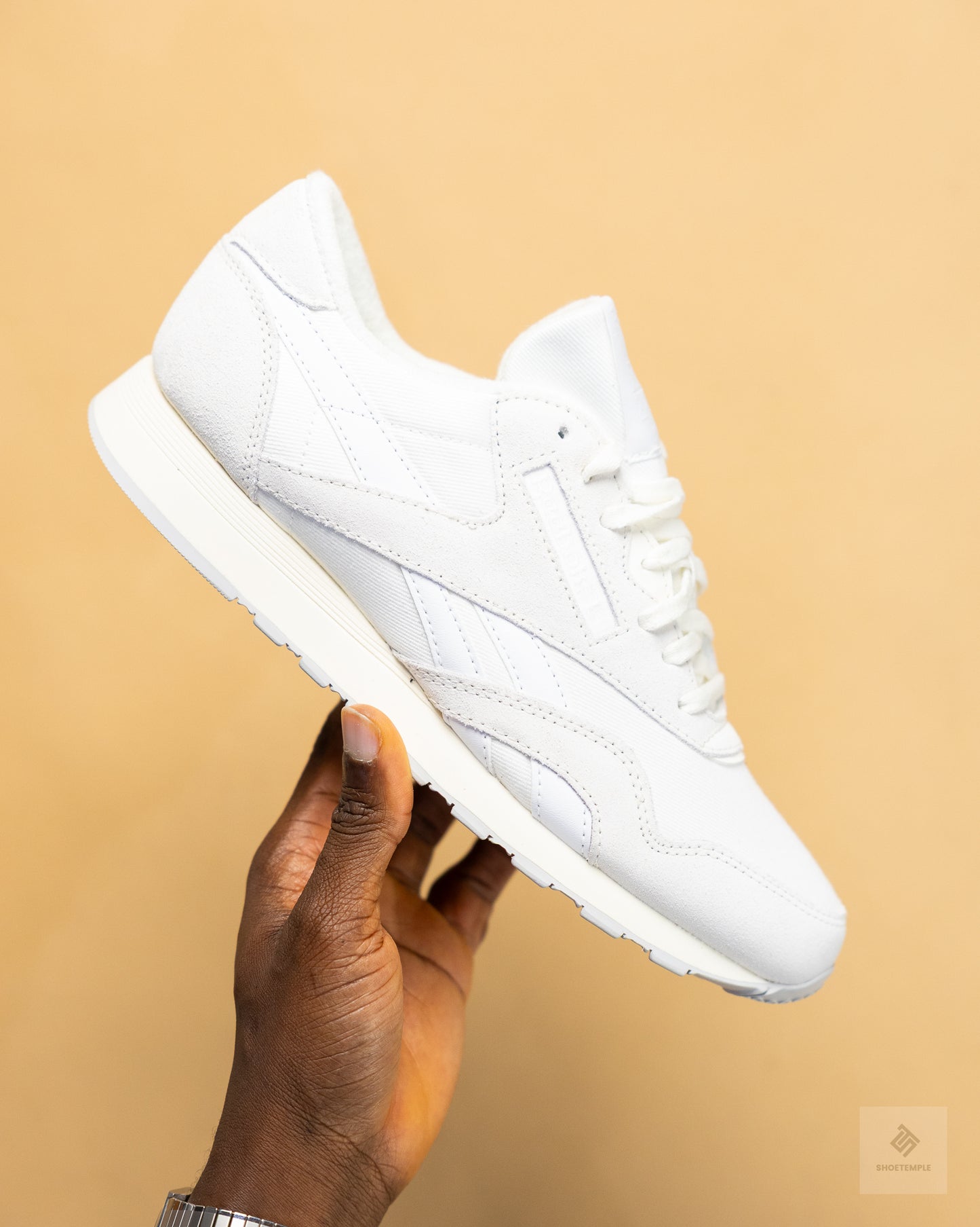 Reebok Classic Nylon Shoes – Triple White